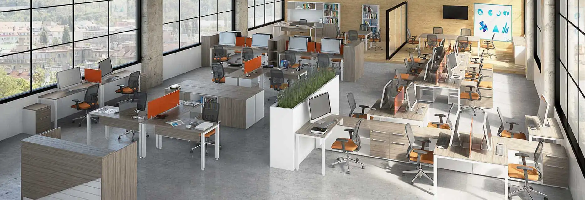 Office furniture – Büromöbel - Mobilier de bureau - Mobili per ufficio - オフィス家具