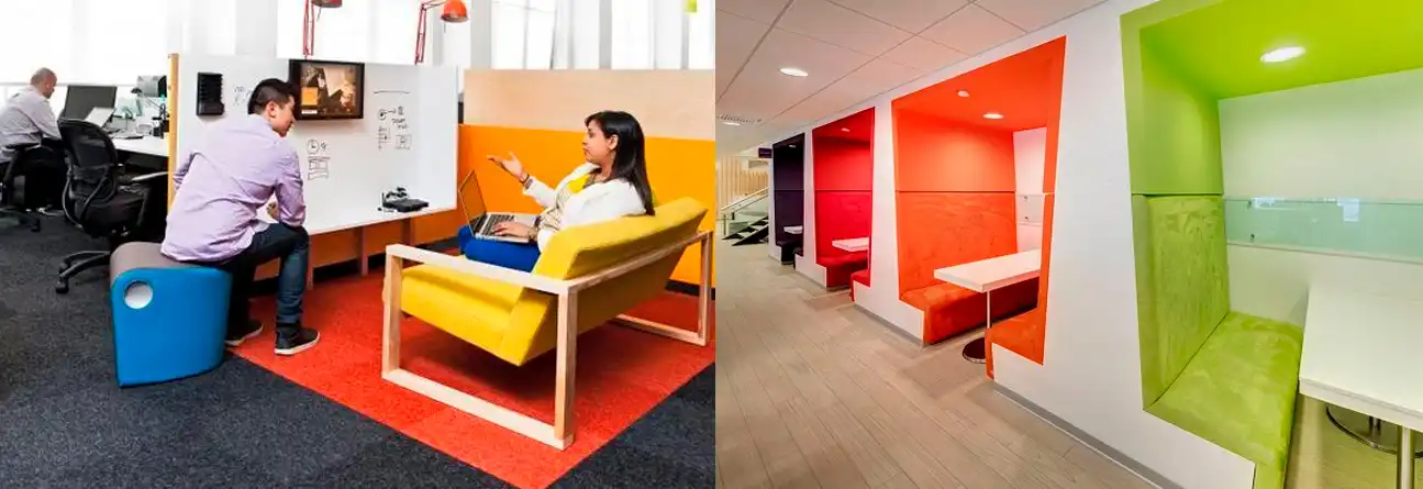 Colores para el desempeño y productividad laboral