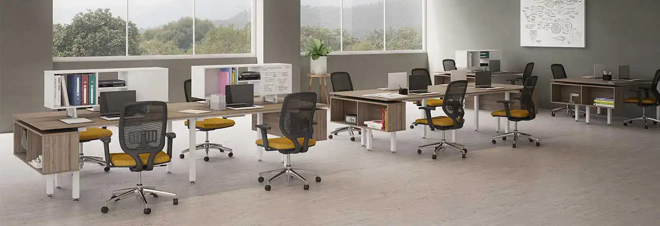 Funciones del mobiliario de oficina según tareas