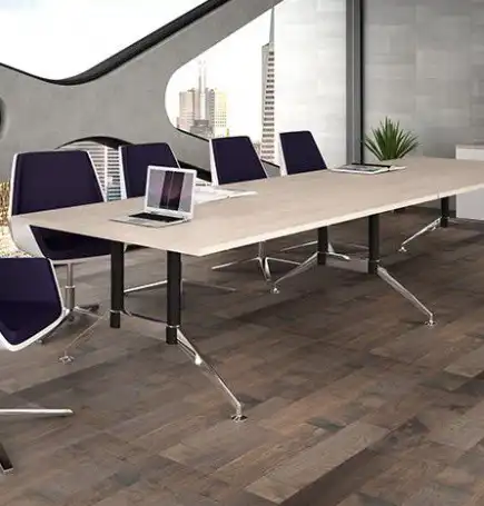 Mesa de Juntas Black Chrome