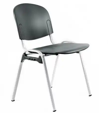 Silla de polipropileno RE-1068-GRIS-OBSCURO